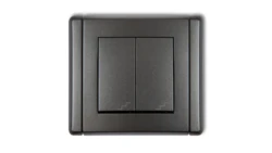 FLEXI Łącznik podwójny schodowy grafitowy 11FWP-33