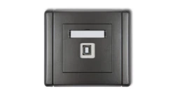 FLEXI Gniazdo pojedyncze USB-AB grafitowy 11FGUSB-3