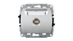 TREND Gniazdo pojedyncze BNC srebrny 5GBNC-1