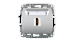 TREND Gniazdo pojedyncze HDMI srebrny 5HDMI-1