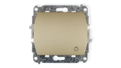 TREND Przycisk /światło/ złoty 6WP-5