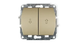 TREND Łącznik żaluzjowy złoty 6WP-8