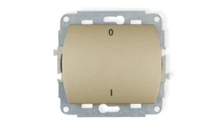 TREND Łącznik dwubiegunowy złoty 6WP-9