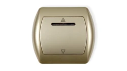 TREND Sterownik roletowy sterowany dotykiem i dowolnym pilotem złoty 6SR-1