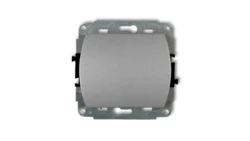 TREND Łącznik jednobiegunowy srebrny metalik 7WP-1