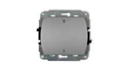 TREND Łącznik dwubiegunowy srebrny metalik 7WP-9