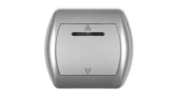 TREND Regulator oświetlenia sterowany dotykiem i dowolnym pilotem srebrny metalik 7RO-1