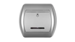 TREND Łącznik hotelowy srebrny metalik 7SH-1