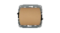 TREND Łącznik jednobiegunowy złoty metalik 8WP-1