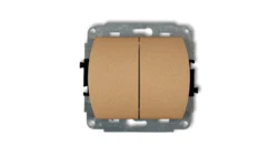 TREND Przycisk świecznikowy złoty metalik 8WP-44.1