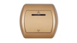 TREND Ściemniacz sterowany dotykiem i dowolnym pilotem złoty metalik 8RO-1