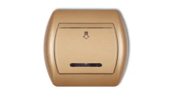 TREND Łącznik hotelowy złoty metalik 8SH-1