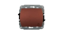 TREND Przycisk /światło/ brązowy metalik 9WP-5