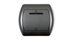 TREND Sterownik roletowy sterowany dotykiem i dowolnym pilotem grafitowy 11SR-1