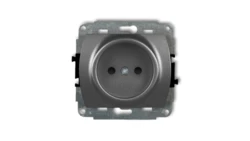 TREND Gniazdo pojedyncze b/u grafitowy 11GP-1p