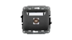 TREND Gniazdo pojedyncze BNC grafitowy 11GBNC-1