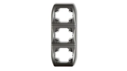 TREND Ramka pionowa potrójna grafitowy 11RV-3