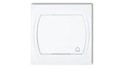 LOGO Przycisk /dzwonek/ biały LWP-4