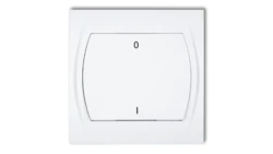 LOGO Łącznik dwubiegunowy biały LWP-9