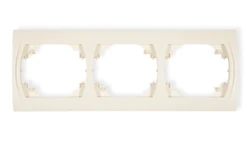 LOGO Ramka pozioma potrójna beżowy 1LRH-3