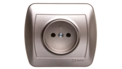 Simon Akord Gniazdo pojedyncze b/u 16A IP20 satyna metalizowana AG1e/29