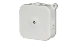 Puszka instalacyjna hermetyczna bez złączek 80x80mm biały PHS-2