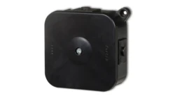 Puszka instalacyjna hermetyczna bez złączek 80x80mm czarny 12PHS-2