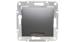 SEDNA Przycisk schodowy z podświetleniem grafitowy SDN1520170