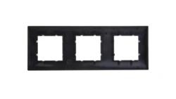 DANTE Ramka potrójna tworzywo lakierowane GRAFIT 456083