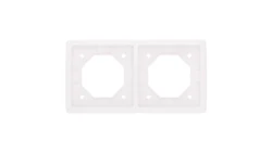 Simon Basic Standard Ramka bryzgoszczelna podwójna IP44 z uszczelką biała BMR2B/11