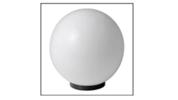 Oprawa parkowa GLOBE kula fi 300mm biała E27 1080.301B