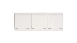 Hermes Gniazdo hermetyczne potrójne z/u 16A IP44 białe GNT 0323-02