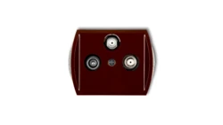 TREND Gniazdo antenowe 2 wyjścia SAT + TV brązowy 4GSN