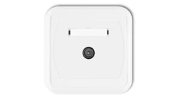 LIZA Gniazdo antenowe pojedyncze TV biały GTV-1L