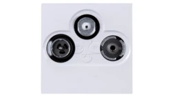 MOSAIC Gniazdo antenowe RTV/SAT gwiazda białe 078786