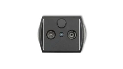 TREND Gniazdo antenowe RTV końcowe 2dB grafitowy 11G2K