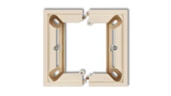 DECO Puszka natynkowa pojedyncza, składana DECO beżowy 1DPU-1