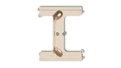 DECO Moduł rozszerzający puszkę natynkową pojedynczą, składaną do ramek wielokrotnych DECO beżowy 1DPU-2