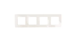 NILOE Ramka poczwórna kremowa 665014