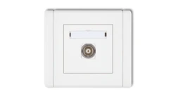 FLEXI Gniazdo pojedyncze BNC biały FGBNC-1