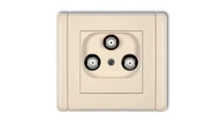 FLEXI Gniazdo multimadialne 3F DATA (UPC) beżowy 1FGMU