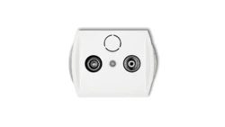 TREND Gniazdo antenowe RTV przelotowe 15dB biały G15P