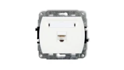 TREND Gniazda komputerowe pojedyncze 1xRJ45, kat. 5e, 8-stykowy biały GK-1