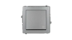 DECO Łącznik krzyżowy srebrny metalik 7DWP-6