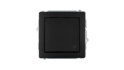 DECO Łącznik krzyżowy czarny mat 12DWP-6