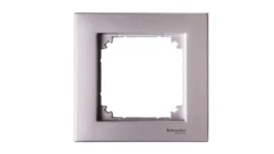 Merten M-Plan Ramka pojedyncza aluminium MTN486160