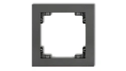 DECO Ramka pojedyncza grafitowy 11DR-1