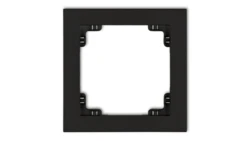 DECO Ramka pojedyncza czarny mat 12DR-1