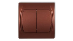 LOGO Łącznik świecznikowy podświetlany brązowy metalik 9LWP-2L