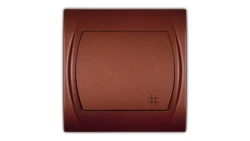 LOGO Łącznik krzyżowy podświetlany brązowy metalik 9LWP-6L